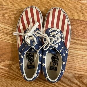VANS American Flag Size 7 (seven) women’s shoes